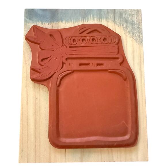 All Night Media Posh Impressions Clearly A Big Jar 550-K23 Rubber Stamp - Picture 3 of 3